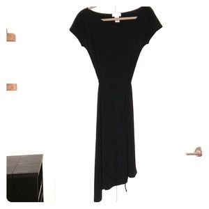 Black Asymmetrical Dress
